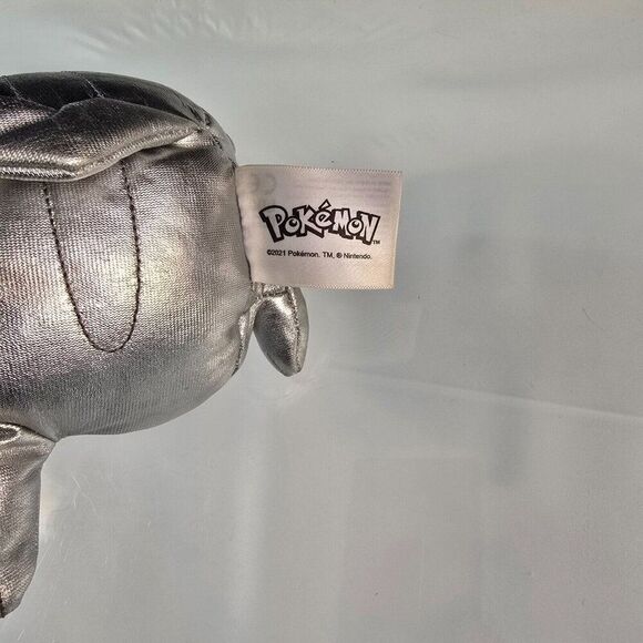 Pikachu Plush Silver Pokemon 25th Anniversary Edition Toy 9.5" - Picture 4 of 6